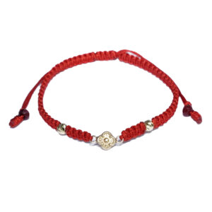 Pulsera Tejida Trebol OM-2025